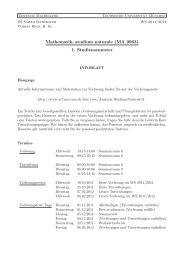 Mathematik, studium naturale (MA 9963) 1 ... - TUM M7/Analysis