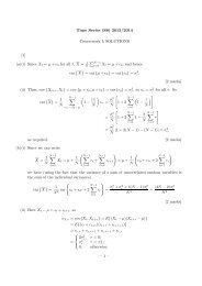 Time Series (S8) 2012/2013 Coursework I: SOLUTIONS [1] (a) cov ...