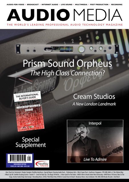 Prism Sound Orpheus - Audio Media