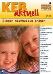 Kinder nachhaltig prÃ¤gen - KEB