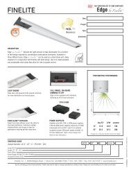 Download Edge Tech Sheet - Finelite