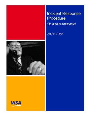 Incident Response Procedure v1.2 2003 - Visa Asia Pacific