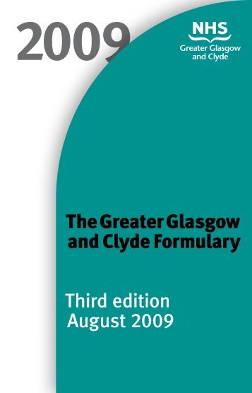 GREATER GLASGOw AND CLYDE FORmULARY - NHS Greater ...