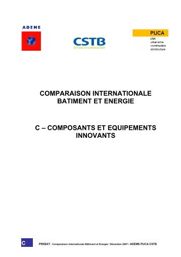 comparaison internationale batiment et energie c - Prebat