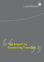 The Airport for Discerning Travellers - London City Airport