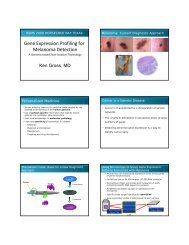 Gene Expression Profiling for Melanoma Detection