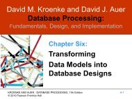 David M. Kroenke and David J. Auer Database Processing ...