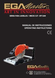 SIERRA PARA LADRILLOS / BRICKS CUT - OFF SAW - Ega Master