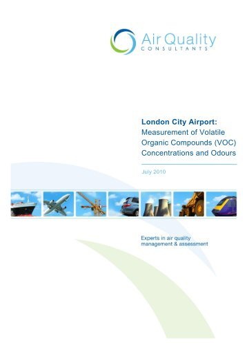 London City Airport: Measurement of Volatile Organic Compounds ...