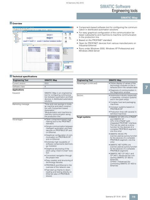 Products for Totally Integrated Automation and Micro ... - Siemens