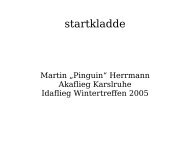 startkladde - Akaflieg Karlsruhe