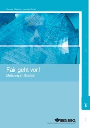 Fair geht vor! - Mobbing im Betrieb - Praxishilfen Arbeit. Gesundheit ...