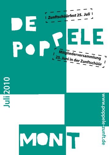 N arrentreff en 2010 - Poppele-Zunft Singen 1860 eV