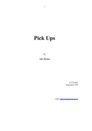 Pick Ups - Alex Broun