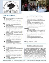 newsletter March 04 revised 3-2-04 - St. Scholastica Academy