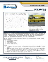 UPENDERS - Bushman Equipment, Inc.