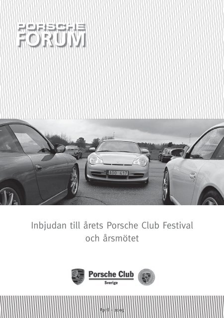 Jubileumserbjudande Porsche 911 - Porsche Club Sverige