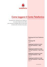 Come leggere il Conto Telefonico - Vodafone