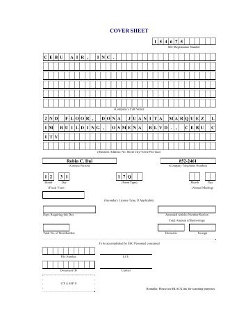 CEB SEC Form 17Q June 30, 2011 - Cebu Pacific Air