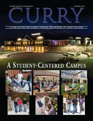 A STUDENT-CENTERED CAMPUS - Curry College