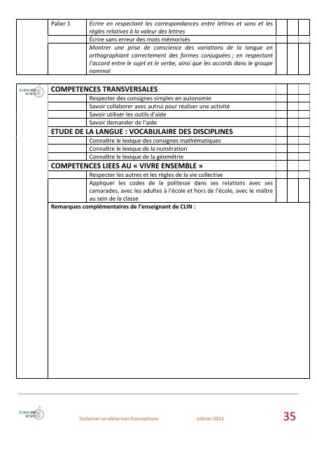 Scolariser un Ã©lÃ¨ve non francophone - pantin ecoles