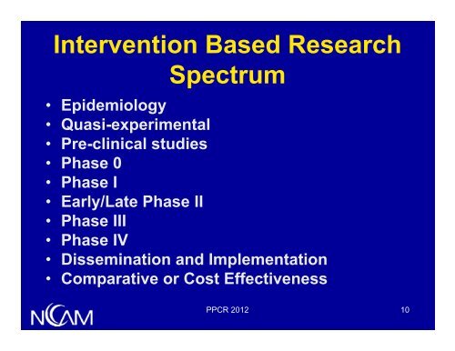 Summary - IPPCR Video and Handout Archive