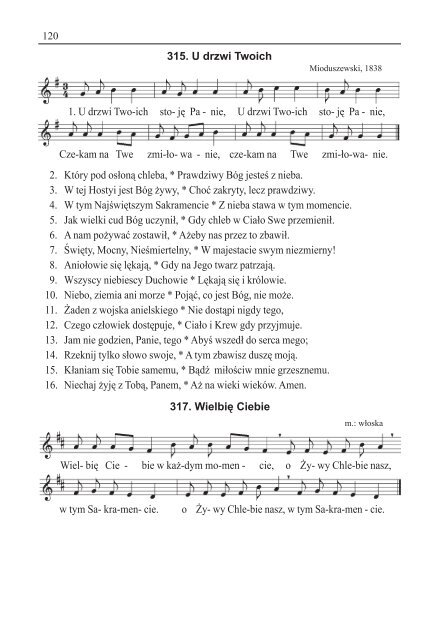 PieÅni wielkanocne, do Serca Pana Jezusa ... - Liturgical Center