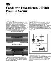 3M conductive polycarbonate 3000BD Precision carrier tape