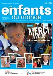 dans le nouveau numÃ©ro de notre magazine Â« Les enfants ... - Unicef