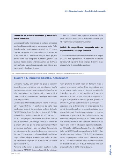 Tecnología e Innovación en España (Informe COTEC 2012)