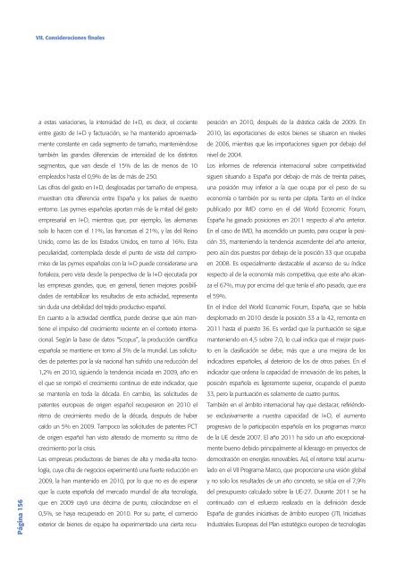 Tecnología e Innovación en España (Informe COTEC 2012)