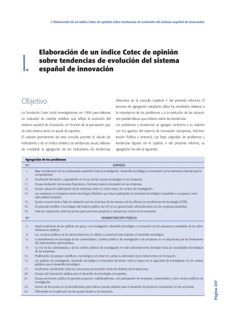 Tecnología e Innovación en España (Informe COTEC 2012)