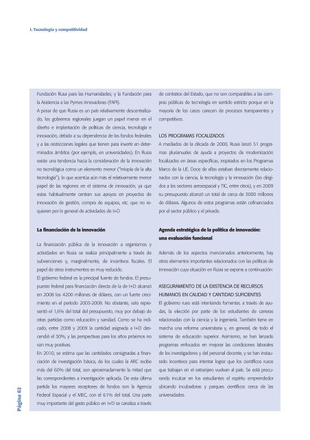 Tecnología e Innovación en España (Informe COTEC 2012)