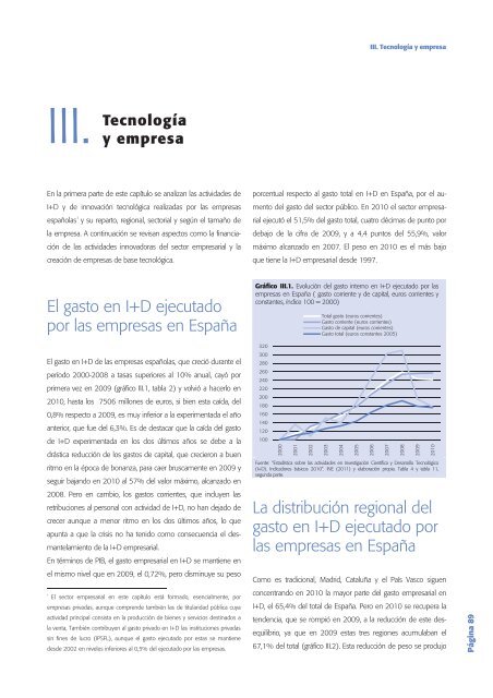 Tecnología e Innovación en España (Informe COTEC 2012)