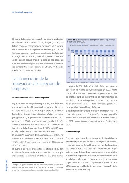 Tecnología e Innovación en España (Informe COTEC 2012)