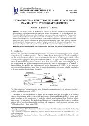 non-newtonian effects of pulsatile blood flow in a realistic bypass ...