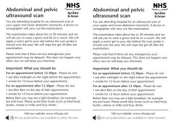 Abdominal and pelvic ultrasound scan Abdominal and pelvic ...