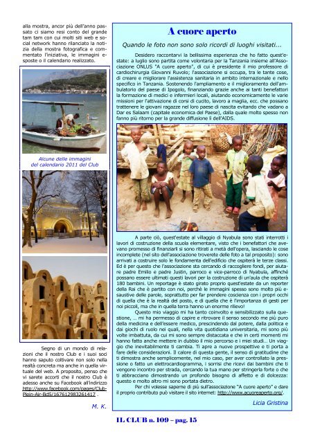 Numero 109 - Anno XVIII, Novembre/Dicembre 2010