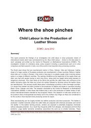 Child Labour in the production of leather shoes