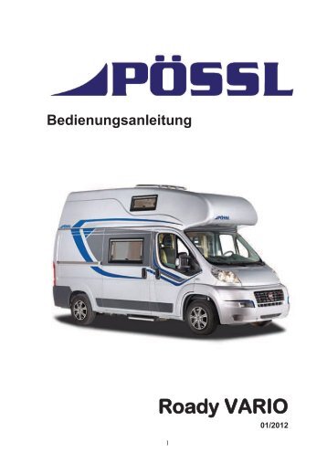 Bedienungsanleitung Roady VARIO - Pössl Reisemobile