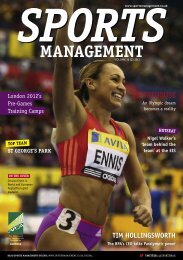 Sports Management Q2 2012 - Leisure Opportunities