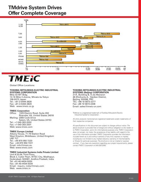 TMdriveÂ®-30 Product Application Guide - Tmeic.com