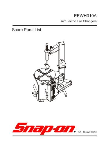 EEWH310A Spare Parst List - Snap-on Equipment