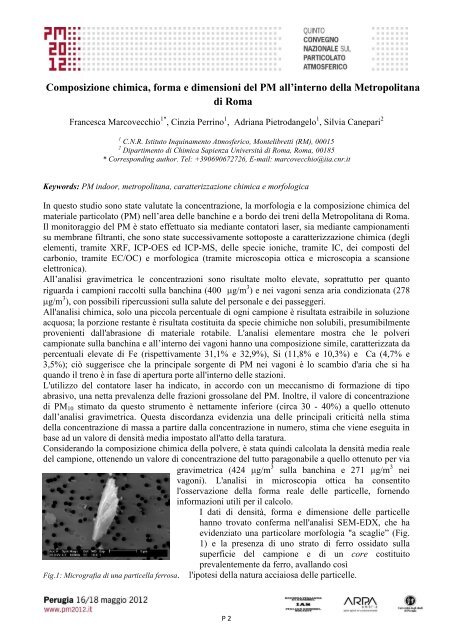 Contributi poster - PM2012