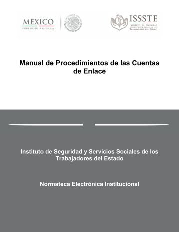 Manual de Procedimientos de las Cuentas de Enlace