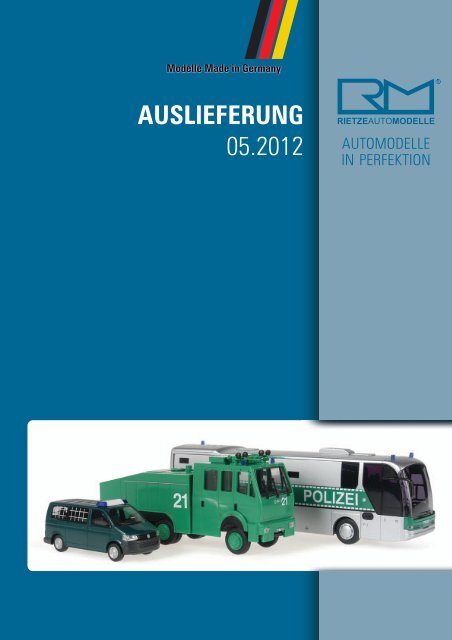 AUSLIEFERUNG 05.2012 - Rietze