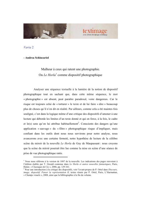 ouvrir cet article au format pdf - textimage