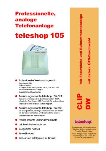 teleshop 105 - Piringer telekom