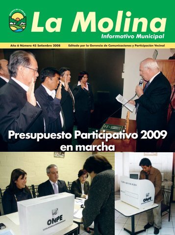 setiembre 2008 - Municipalidad de La Molina