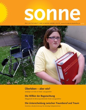 sonne - Österreichische Kinder-Krebs-Hilfe